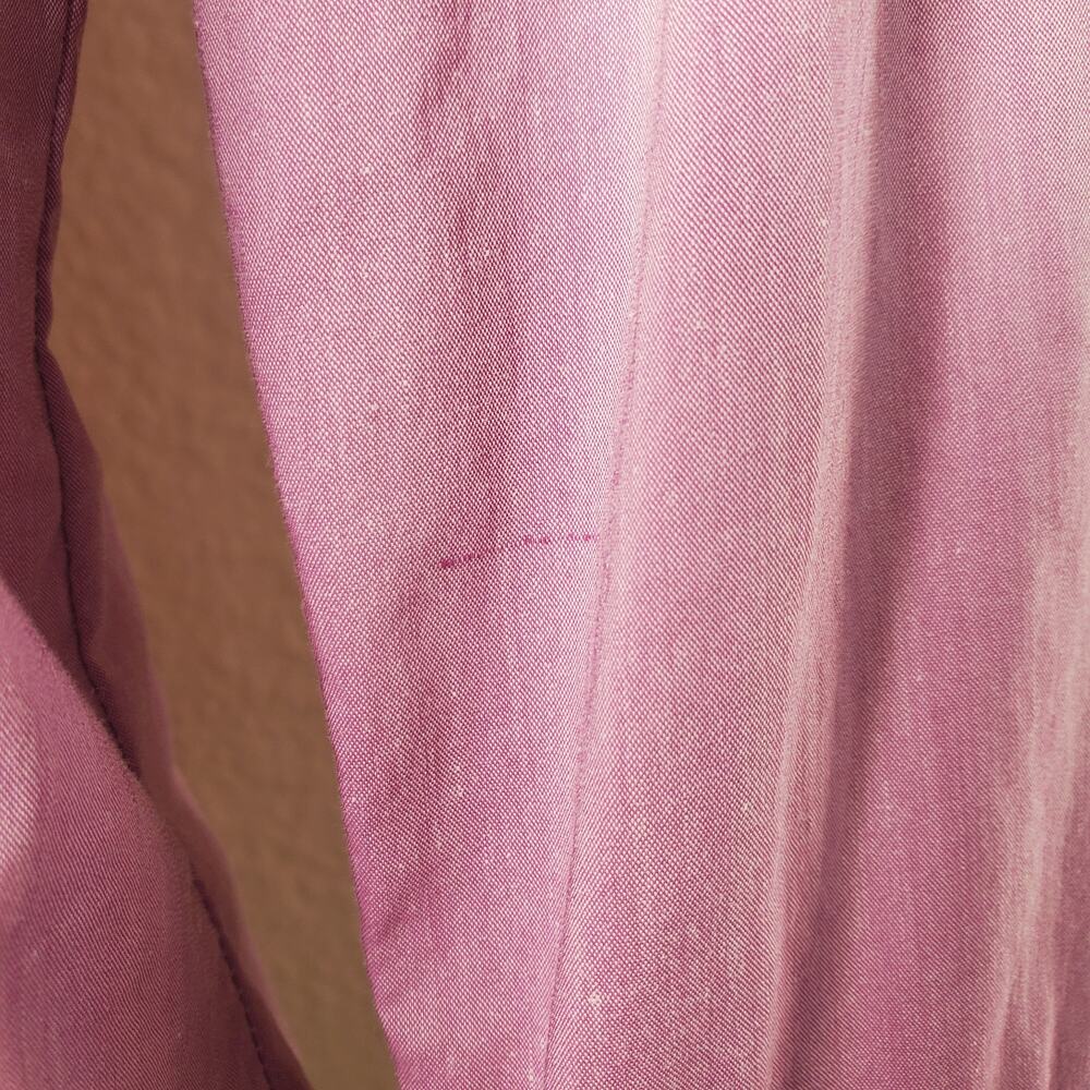 Womyn Pink Collared Blouse 2 - Picture 7 of 7